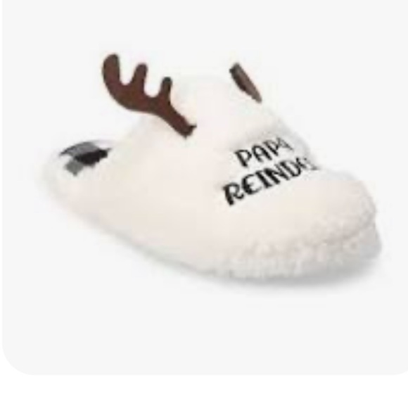 Jammies for Families Papa Reindeer Slipper Men’s Size Large (10-11) Holiday - Picture 2 of 7